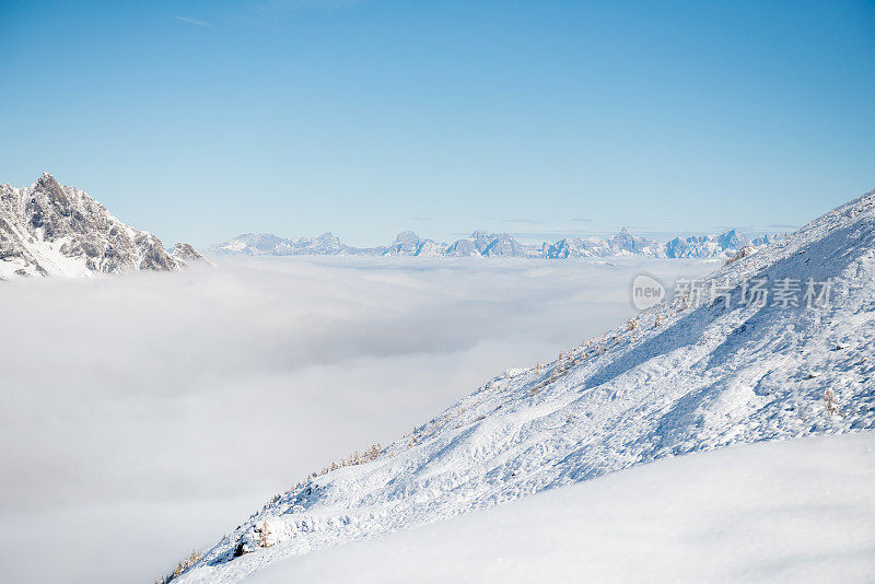 Hohe Tauern, Gro?glockner，欧洲奥地利，冬季